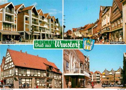 72714383 Wunstorf Marktplatz S?dstrasse Ratskeller Fu?g?ngerzone Wunstorf