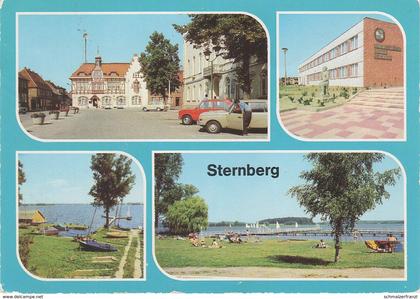 AK Sternberg Karl Liebknecht Platz Kreiskulturhaus Benno Voelkner Freibad Am See Brüel Warin Schwerin Bützow Wismar DDR