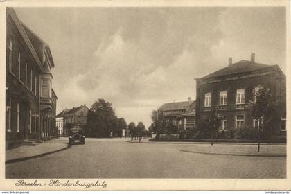 STRAELEN, Hinderburgplatz (1930s) AK