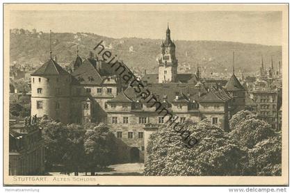 Stuttgart - Altes Schloss - Verlag L. Schaller Stuttgart