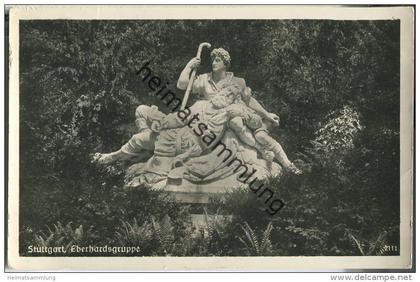 Stuttgart - Eberhardgruppe - Foto-Ansichtskarte - Verlag Hans Boettcher Stuttgart