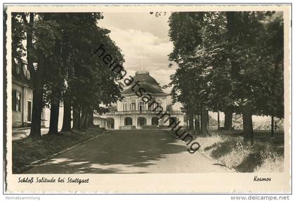 Stuttgart - Schloss Solitude - Foto-Ansichtskarte - Verlag Franckh Stuttgart