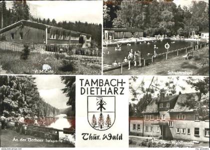 70088689 Tambach-Dietharz Tambach-Dietharz Bad Cafe Talsperre x 1983