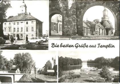 70088357 Templin Templin Rathaus Tor x 1980