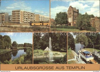 72393539 Templin Ringstrasse Stadtmauer Schleuse