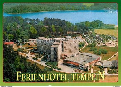 73088556 Templin Fliegeraufnahme Ferienhotel Templin