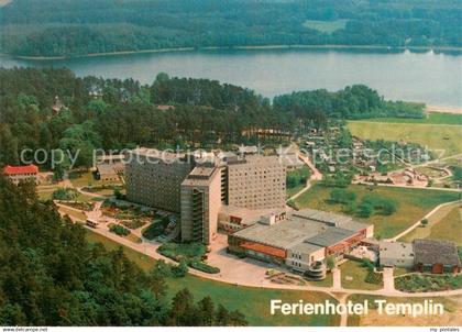 Templin Ferienhotel Templin am Luebbesee Fliegeraufnahme