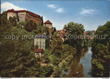 72447720 Tuebingen Neckar und Schloss Hohentuebingen Tuebingen