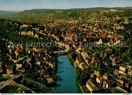 73165192 Tuebingen Fliegeraufnahme Neckar und Schloss Tuebingen