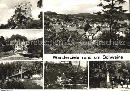 42509205 Schweina Bad Liebenstein Ruine Liebenstein Waldgaststaette Kissel Schlo