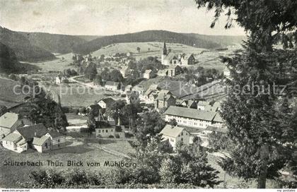 43352835 Stuetzerbach Panorama vom Muehlberg Kirche