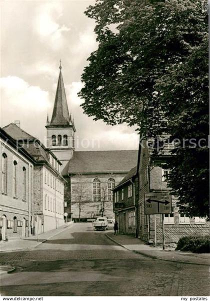 73135545 Gehren Thueringen Blick zur Kirche Gehren Thueringen