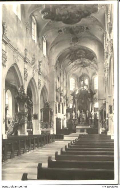 70112740 ueberlingen Bodensee ueberlingen Kirche ungelaufen ca. 1955