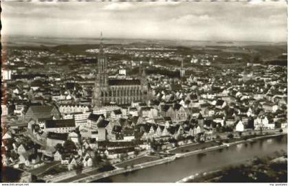 70107942 Ulm Donau Ulm Kirchturm Fliegeraufnahme Ulm