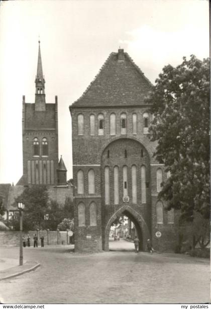 70893513 Usedom Usedom Anklamer Torturm Stadtkirchturm *