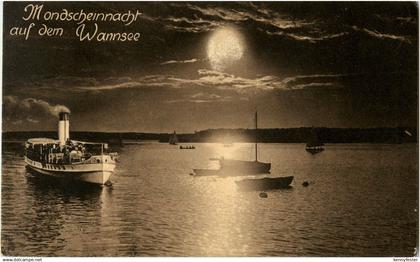 Mondscheinnacht auf dem Wannsee