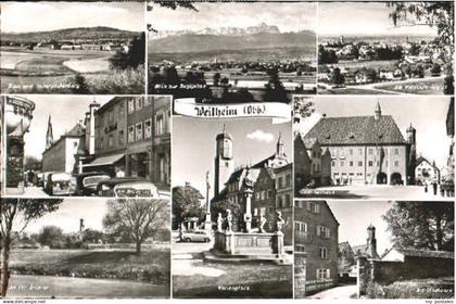 70098112 Weilheim Weilheim Platz Rathaus Park x 1958