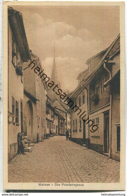 Weimar - Die Friedensgasse - Verlag Buchbinder Innung Weimar