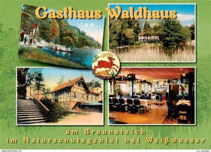 73881892 Weisswasser  Oberlausitz Gasthaus Waldhaus am Braunsteich Gastraum