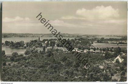 Werder - Blick vom Karlsturm auf Glindow und Werder - VEB Bild und Heimat Reichenbach 50er Jahre