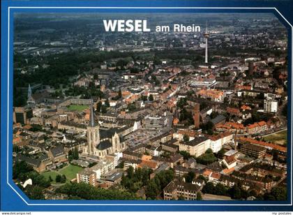 71429001 Wesel Rhein Fliegeraufnahme Wesel