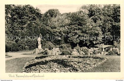 73692556 Wesel Rhein Kaiserplatz mit Denkmal Wesel Rhein