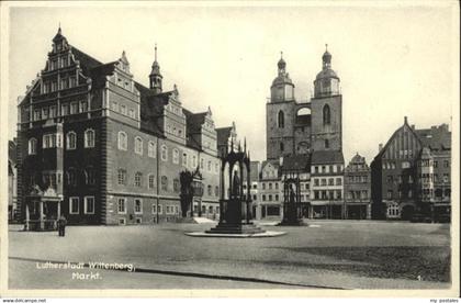 70912241 Wittenberg Lutherstadt Wittenberg Markt  *