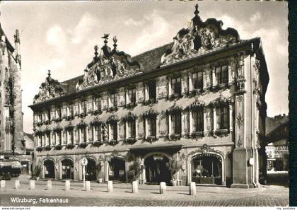 70083801 Wuerzburg Wuerzburg Falkenhaus x 1959 Wuerzburg