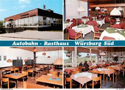 73883152 Wuerzburg Bayern Autobahn Rasthaus Wuerzburg Sued Gastraeume