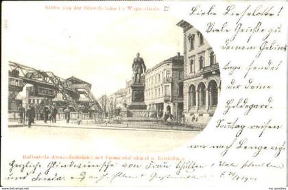 70103796 Wuppertal Wuppertal Denkmal Reichsbank Schwebebahn x 1901