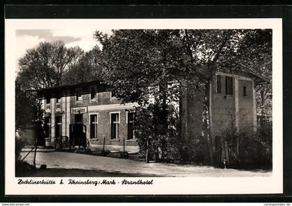 AK Rheinsberg /Mark, Strandhotel Zechlinerhütte