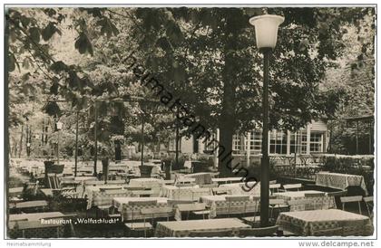 Berlin-Zehlendorf - Krumme Lanke - Restaurant Wolfsschlucht - Foto-Ansichtskarte