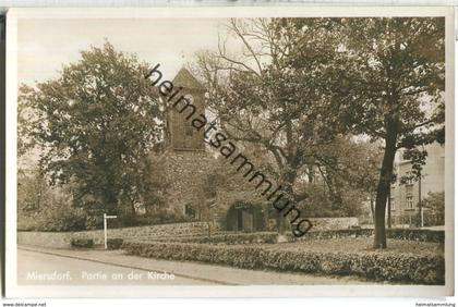 Zeuthen (Mark) - Miersdorf - Kirche - Foto-Ansichtskarte - Verlag W. Meyerheim Berlin