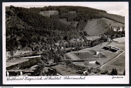 B2861 - Ziegenrück - Schwimmbad Freibad - Zieschank 1987 - n. gel