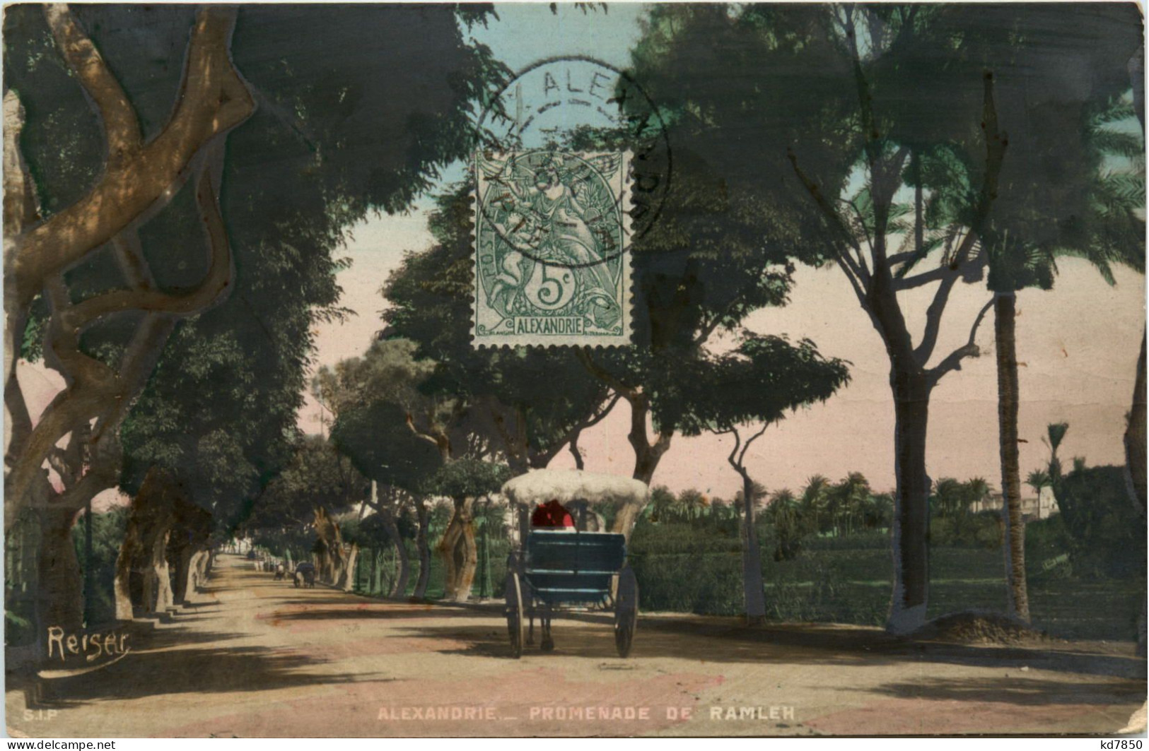 Alexandrie - Promenade de Ramleh