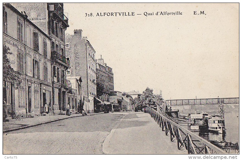 Alfortville 94 - Immeubles Quai - 1925