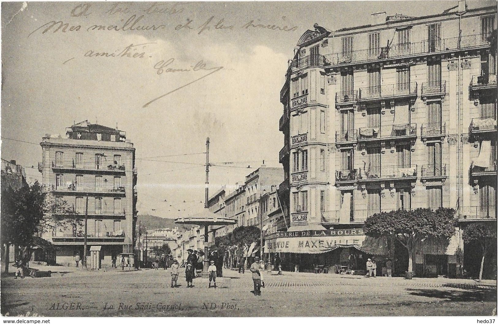 Alger - La rue Sadi-Carnol