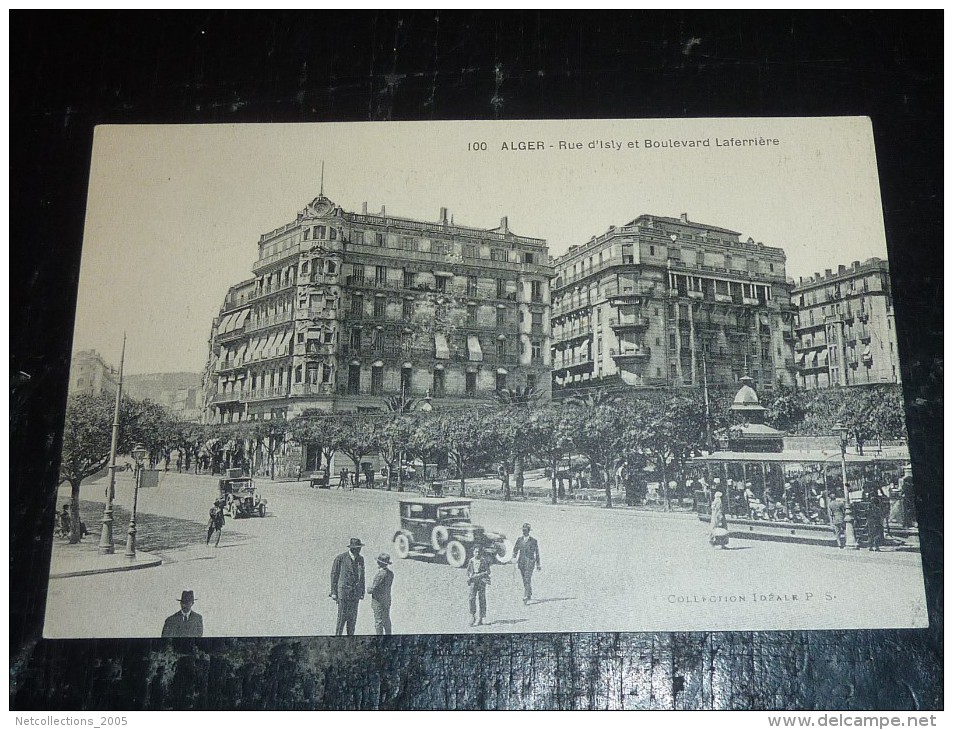 ALGER LOT DE 10 CARTES SUR LES RUES D´ALGER, ET UNE CARTE PHOTO ALGER SOUS LA NEIGE "" RARE ""- AFRIQUE ALGERIE (T)