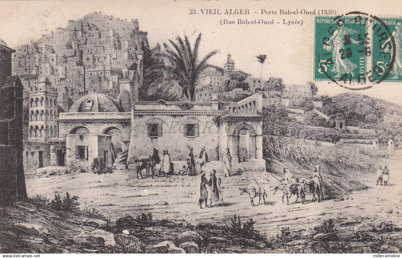 ALGERIA - Alger - Vieil Alger - Porte Bab-el-Oued (1830) 1910