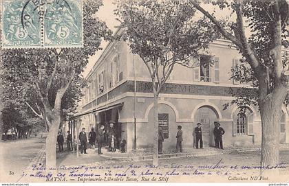 BATNA - Imprimerie Librairei Beun, Rue de Sétif