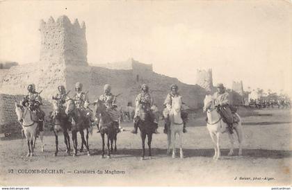 COLOMB BÉCHAR - Cavaliers du Maghzen (Maroc) - Ed. J. Geiser 93