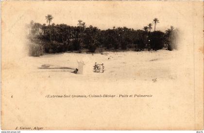 CPA ALGERIA COLOMB-BECHAR BECHAR - Puits et Palmeraie (1189178)