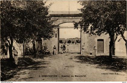 CPA ALGERIA CONSTANTINE - Quartier du Mansourah (793939)