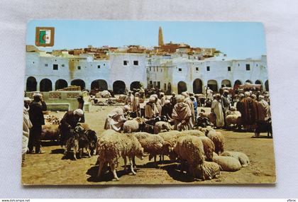 Cpm, Ghardaia, le souk, Algérie