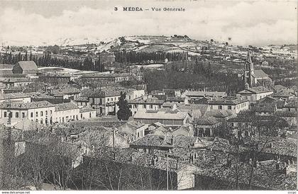 CPA Médéa Vue générale