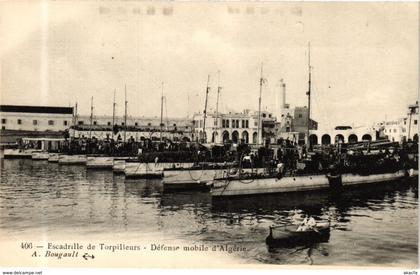 CPA AK Algérie-Escadrille de Torpilleurs-Défense mobile d'Algérie (238893)