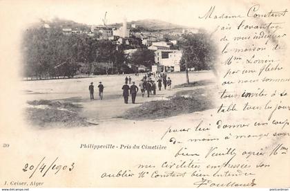 Algérie - SKIKDA Philippeville - Pris du cimetière - Ed. J. Geiser 30