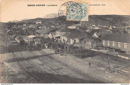 Algérie - SOUK AHRAS - La Gare - Ed. inconnu