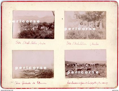 Tlemcen  lot de 4 photos 1895)