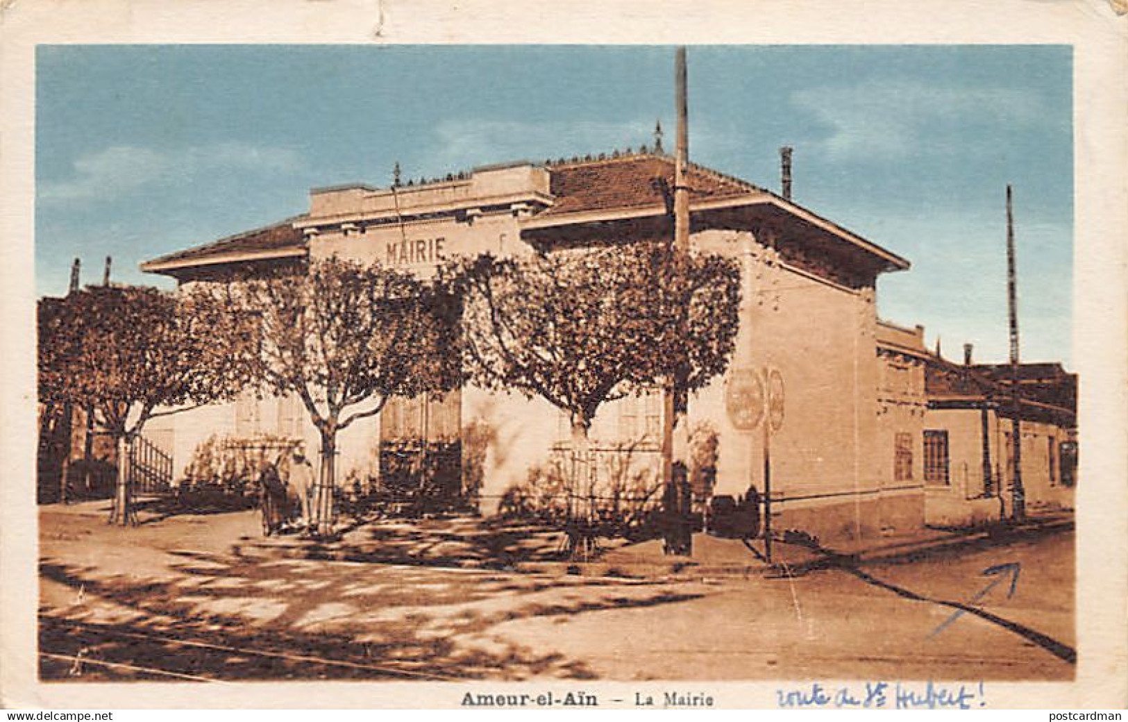 Algérie - AMEUR EL AÏN - La Mairie - Route de Saint-Hubert - Ed. EPA